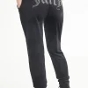 Kvinnor Juicy Couture Big Bling Velour Joggers