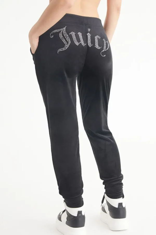 Kvinnor Juicy Couture Big Bling Velour Joggers