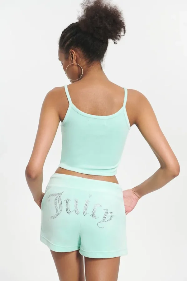 Kvinnor Juicy Couture Big Bling Velour Linne