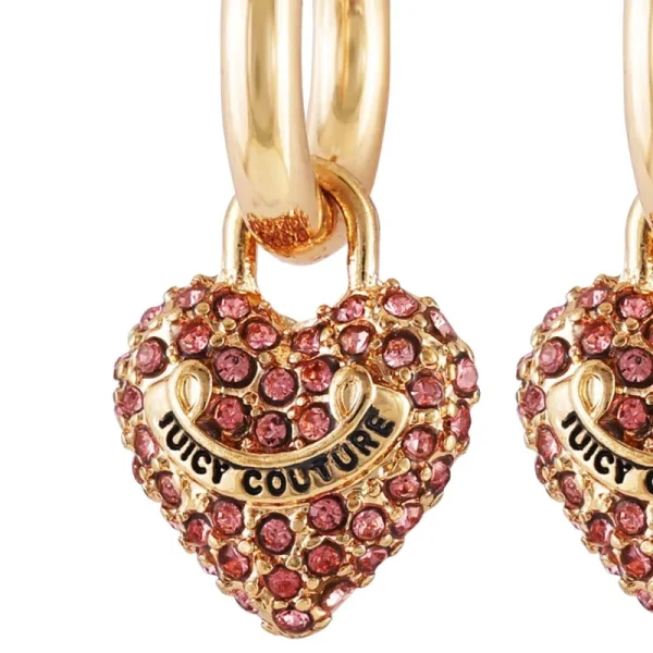 Juicy Couture Bling Heart Hoop Örhängen