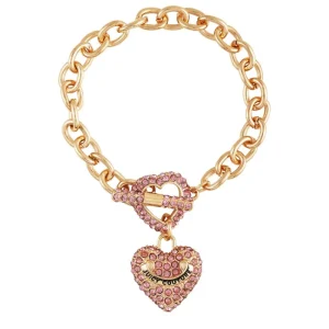 Juicy Couture Bling Heart Pendant Charm Armband