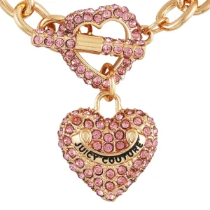 Juicy Couture Bling Heart Pendant Charm Armband