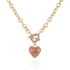 Juicy Couture Bling Hjartat Hangande Charm Halsband