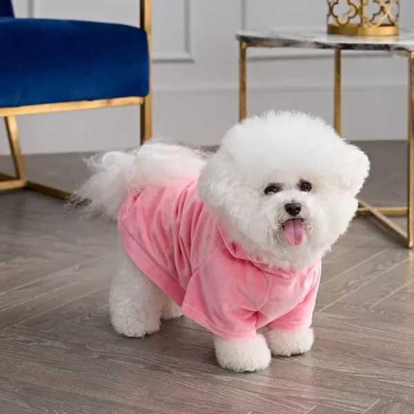 Juicy Couture Bling Velour Pet Hoodie