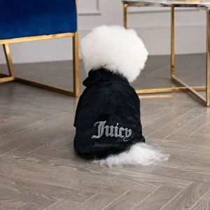 Juicy Couture Bling Velour Pet Hoodie