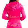 Kvinnor Juicy Couture Cancer Big Bling Velour Hoodie