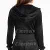 Kvinnor Juicy Couture Capricorn Big Bling Velour Hoodie