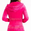 Kvinnor Juicy Couture Capricorn Big Bling Velour Hoodie