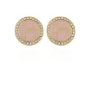 Juicy Couture Circle Rhinestone Stud Örhängen