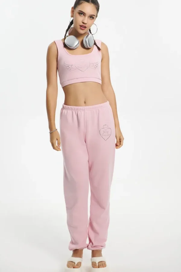 Kvinnor Juicy Couture Cropped Sweetheart Tank