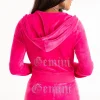 Kvinnor Juicy Couture Gemini Big Bling Velour Hoodie