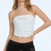 Kvinnor Juicy Couture Handduksfrotte Small Bling Tube Top