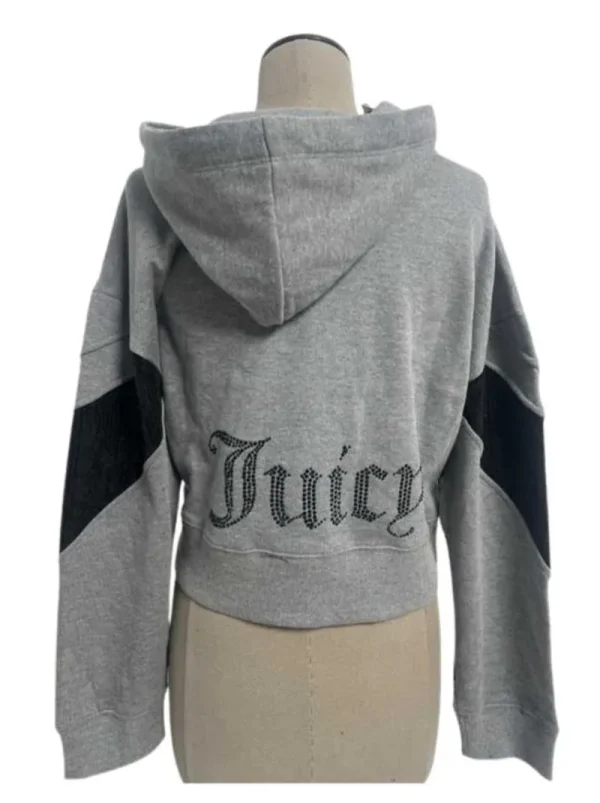 Kvinnor Juicy Couture Hoodie I Paljettfleece—Rejuiced