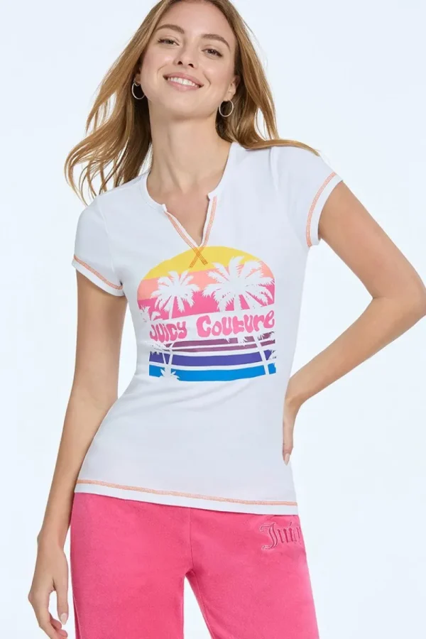 Kvinnor Juicy Couture Juicy Sunset Tee