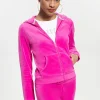 Kvinnor Juicy Couture Klassisk Luvtroja I Bomullsvelour