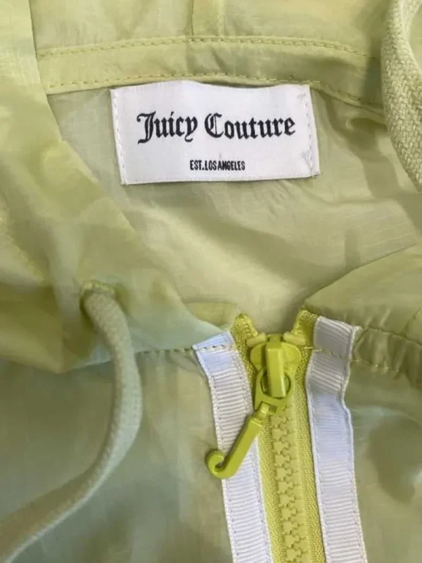 Kvinnor Juicy Couture Langarmad Beskuren Dragkedja Med Huva Fram—Rejuiced