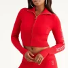 Kvinnor Juicy Couture Liten Bling Knit Cropped Jacka