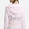 Kvinnor Juicy Couture Luvtroja I Velour Med Blandade Juveler