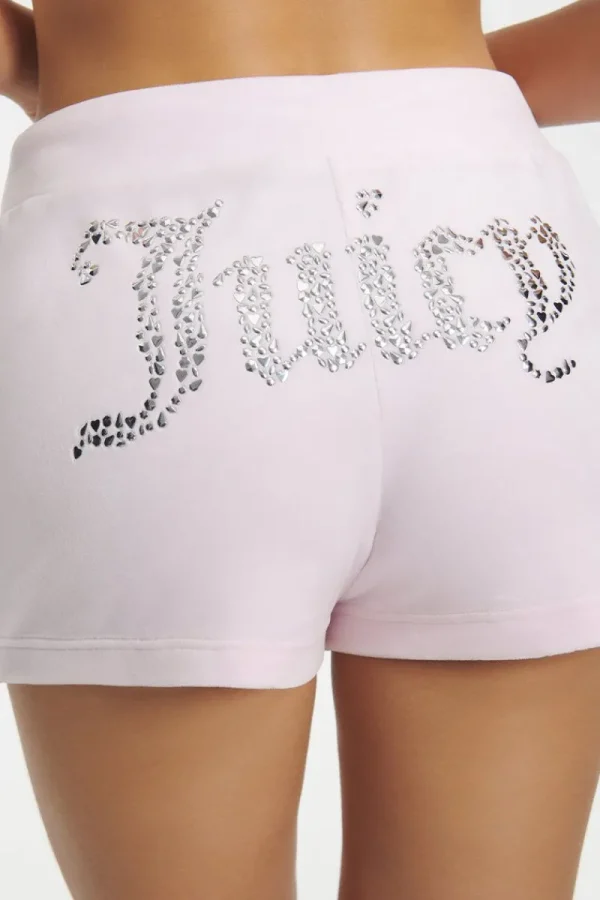 Kvinnor Juicy Couture Mixed Jewels Velourshorts