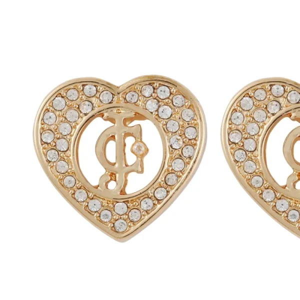 Juicy Couture Monogram Hjarta Stud Örhängen