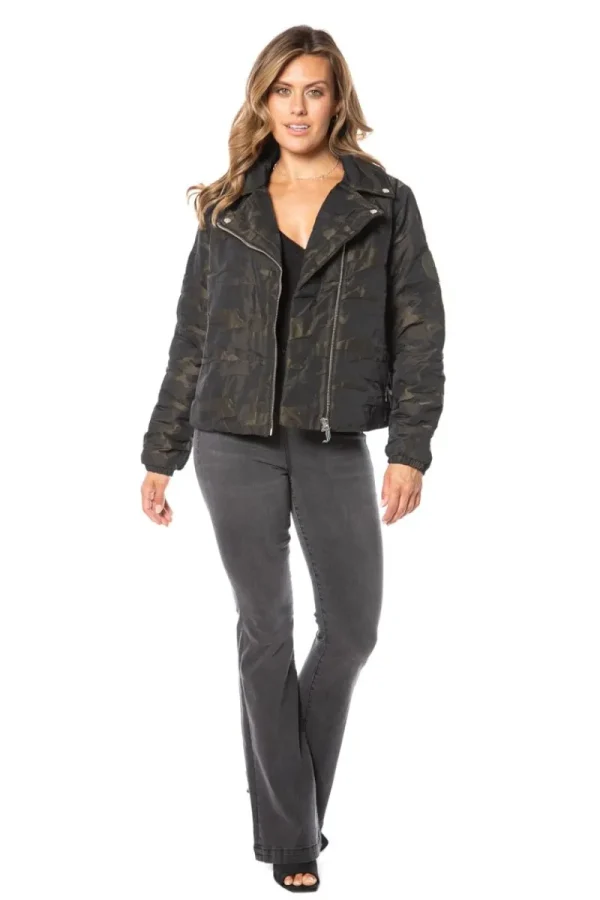 Kvinnor Juicy Couture Moto Pufferjacka