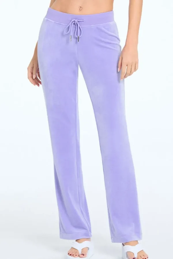 Kvinnor Juicy Couture Og Big Bling Velour Track Pants —Rejuiced