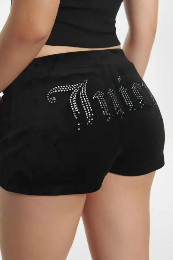 Kvinnor Juicy Couture Ombre Big Bling Booty Shorts