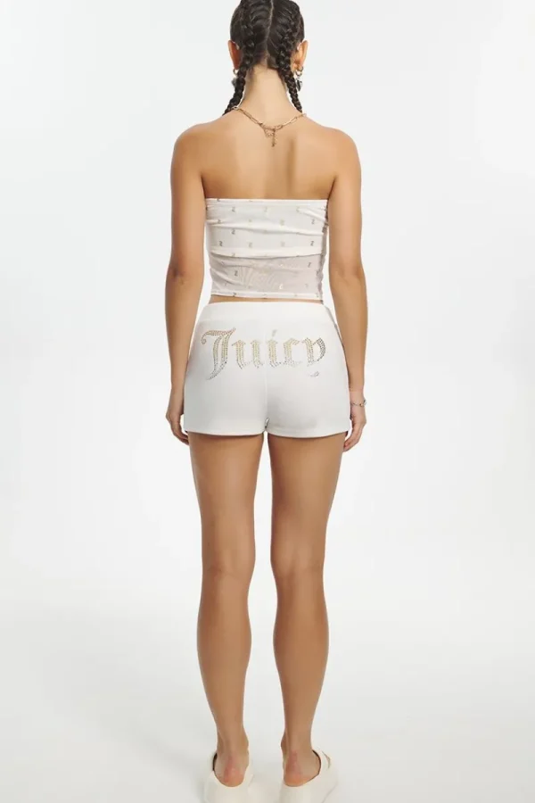 Kvinnor Juicy Couture Ombre Big Bling Booty Shorts