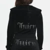 Kvinnor Juicy Couture Ombre Big Bling Velour Hoodie