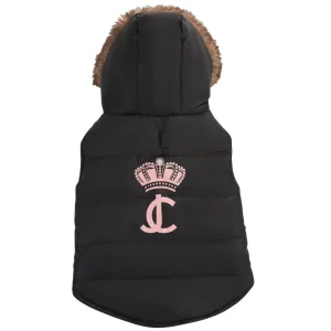 Juicy Couture Pet Jacka Med Luva I Fuskpals