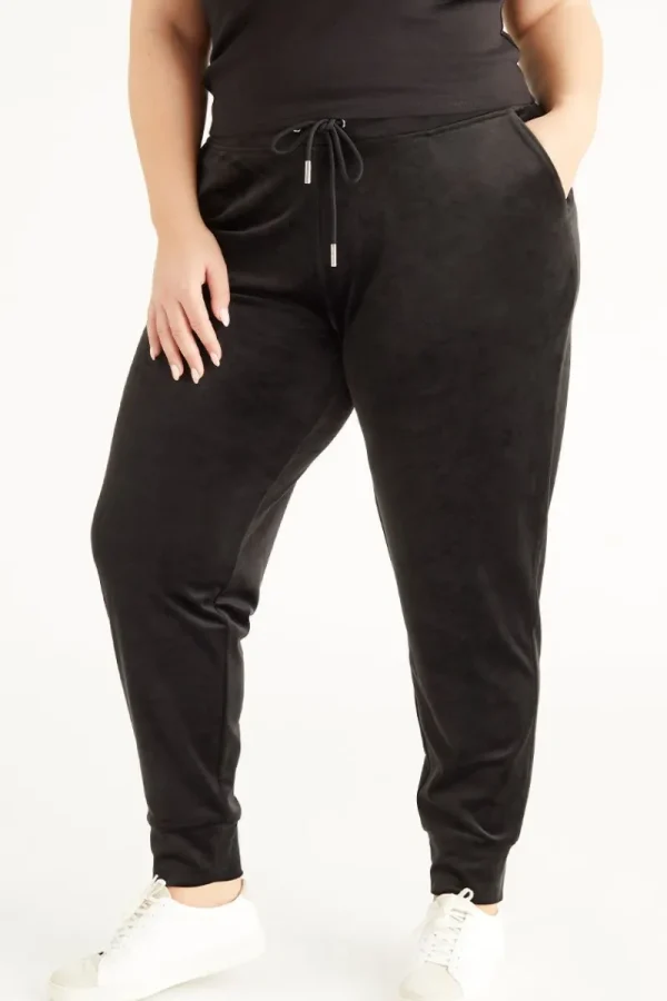 Kvinnor Juicy Couture Plus-Size Big Bling Velour Jogger