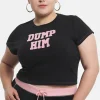 Kvinnor Juicy Couture Plus-Size Dump Him Baby Tee