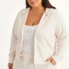 Kvinnor Juicy Couture Plus-Size Icons Luvtroja I Klassisk Bomullsvelour