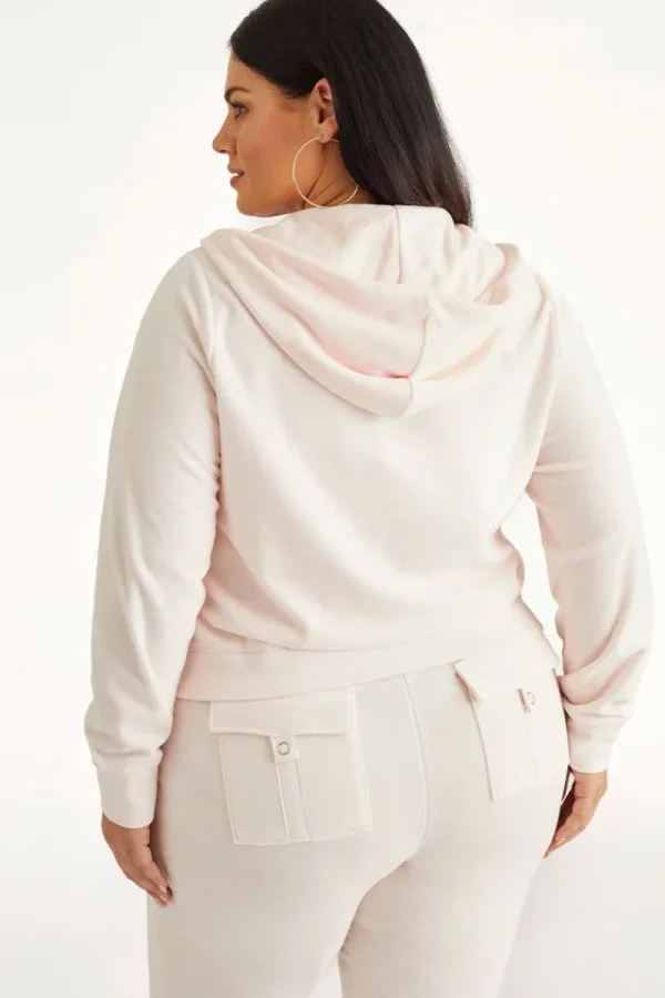 Kvinnor Juicy Couture Plus-Size Icons Luvtroja I Klassisk Bomullsvelour