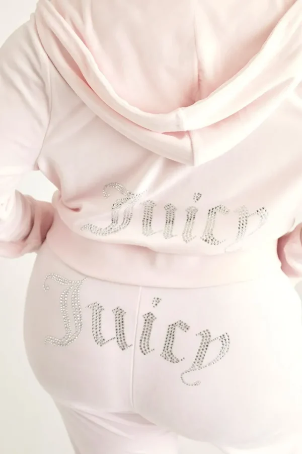 Kvinnor Juicy Couture Plus-Size Og Big Bling Velour Träningsbyxor