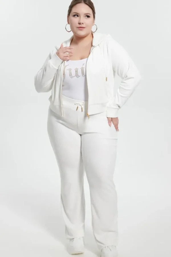 Kvinnor Juicy Couture Plus-Size Ombre Big Bling Velour Träningsbyxor