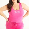 Kvinnor Juicy Couture Plus-Size Small Bling Linne