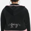 Kvinnor Juicy Couture Plus-Size Sweetheart Cotton Velour Hoodie