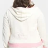 Kvinnor Juicy Couture Plus-Size Sweetheart Cotton Velour Hoodie