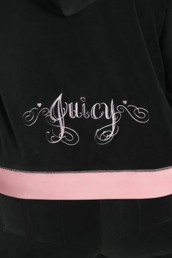 Kvinnor Juicy Couture Plus-Size Sweetheart Cotton Velour Hoodie