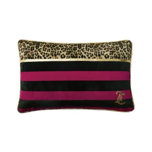 Juicy Couture Sammet Safari Stripe Kudde