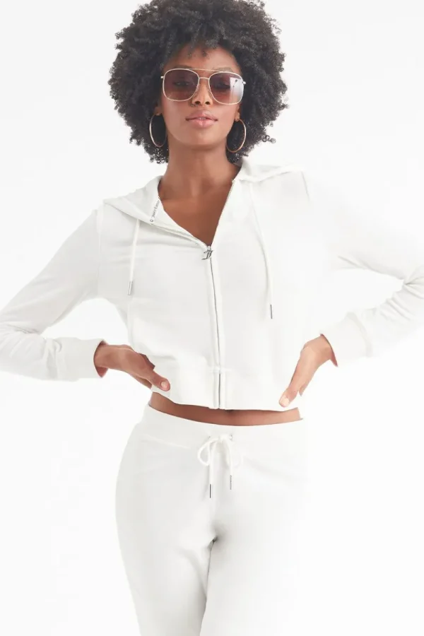 Kvinnor Juicy Couture Skytten Big Bling Velour Hoodie