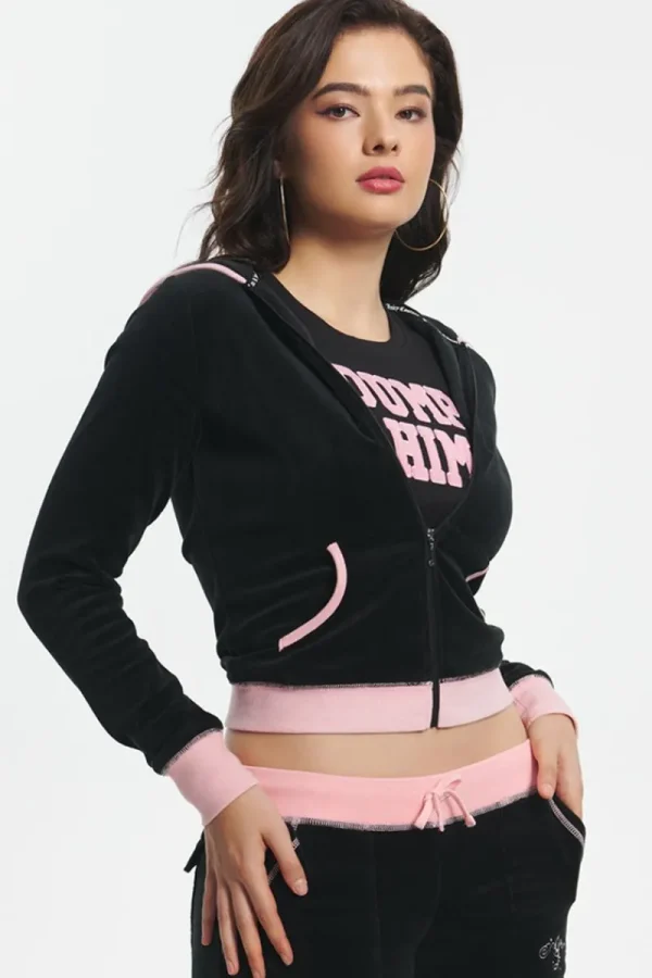 Kvinnor Juicy Couture Sweetheart Hoodie I Bomullsvelour