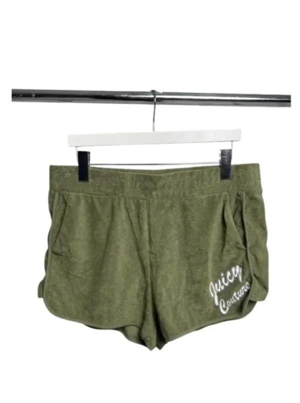 Kvinnor Juicy Couture Terry Logo Retro Shorts—Rejuiced