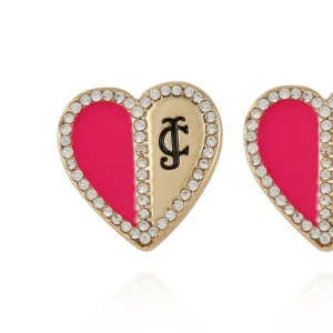 Juicy Couture Twotone Heart Stud Örhängen