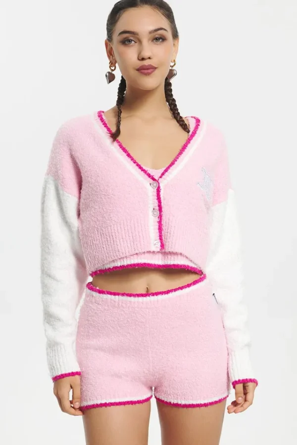 Kvinnor Juicy Couture Varsity Knit Cardigan